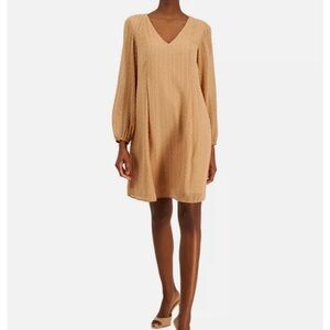 NWT INC Womens Chiffon Back Tie Shift Dress